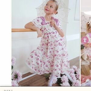 Ivy City Co Pink Floral Kids Dress
